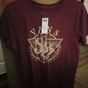 Vans Maroon Fortune Graphic Tee
